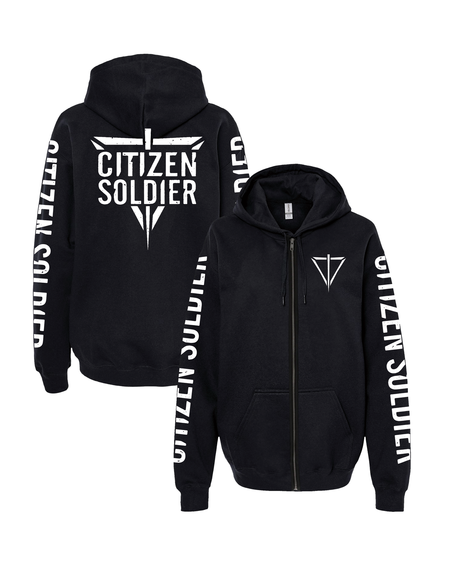 Logo Zip Hoodie