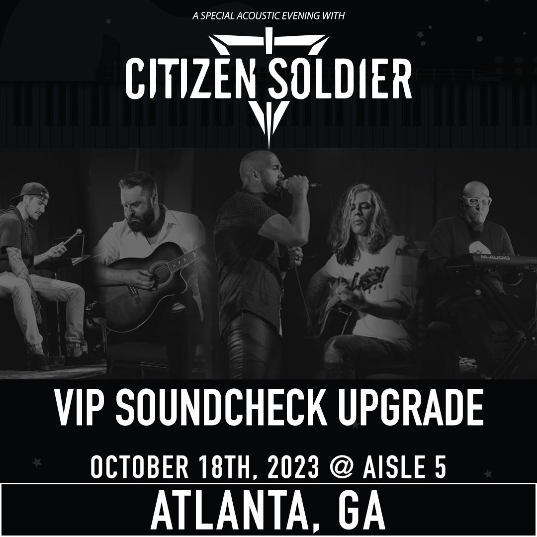 VIP SOUNDCHECK - October 18th, 2023 - Atlanta, GA (Aisle 5)