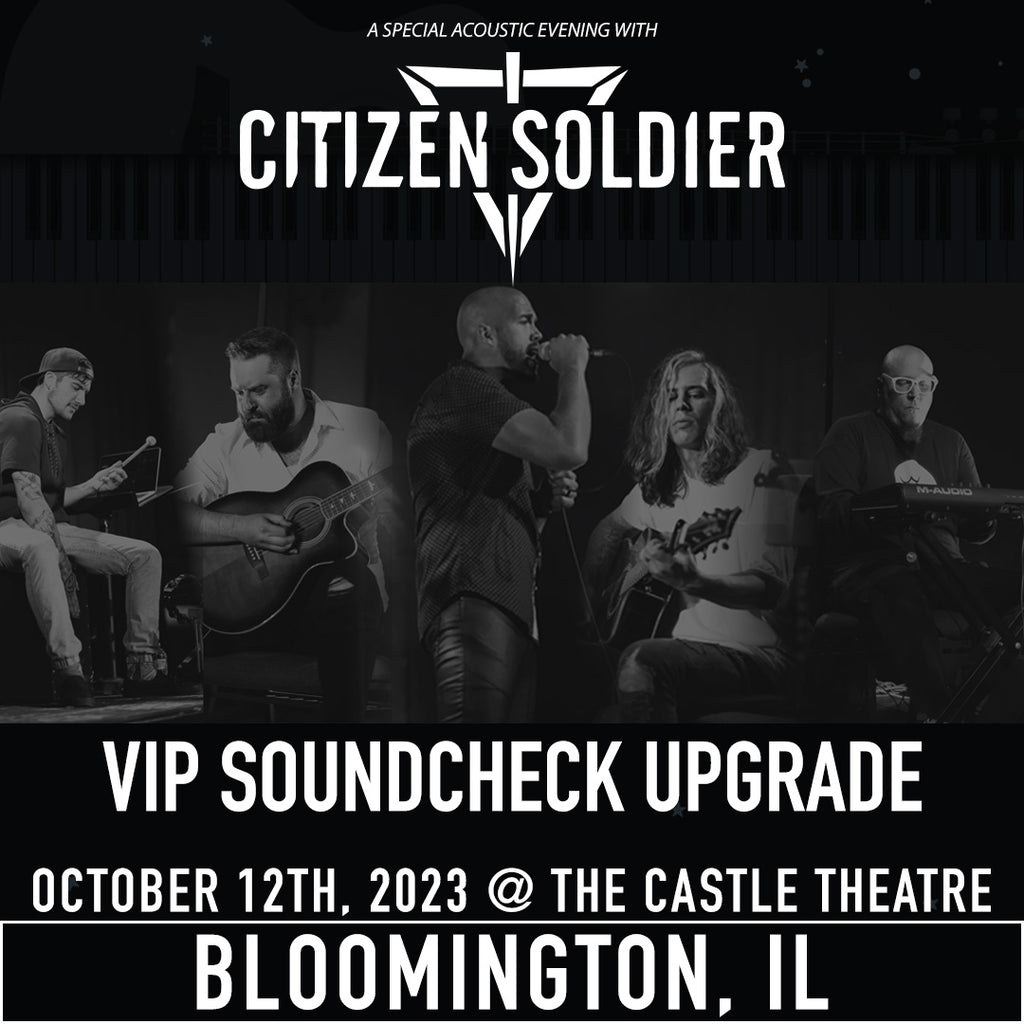 VIP SOUNDCHECK - October 12th, 2023 - Bloomington, IL (The Castle Theatre)