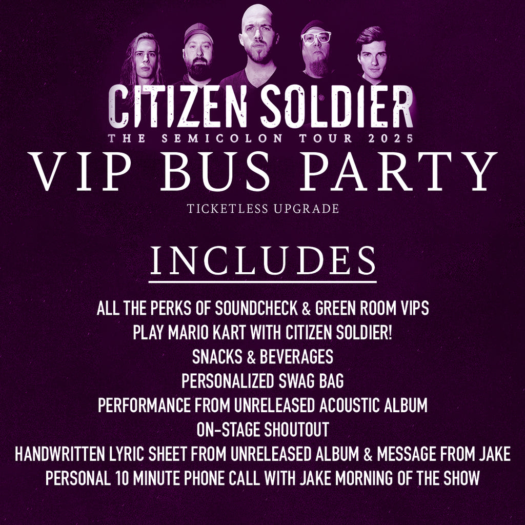 VIP Bus Party Upgrade - Semicolon Tour 2025