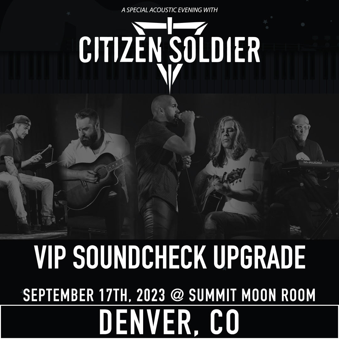 VIP SOUNDCHECK - September 17th, 2023 - Denver, CO (Summit Moon Room)