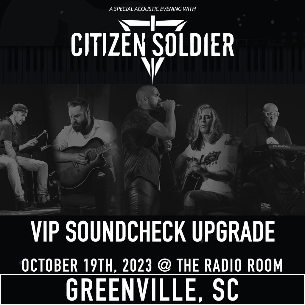 VIP SOUNDCHECK - October 19th, 2023 - Greenville, SC (The Radio Room)