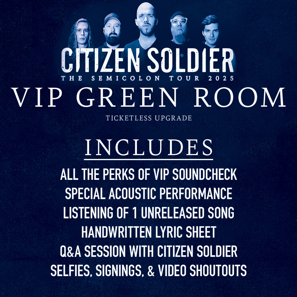 VIP Green Room Upgrade - Semicolon Tour 2025