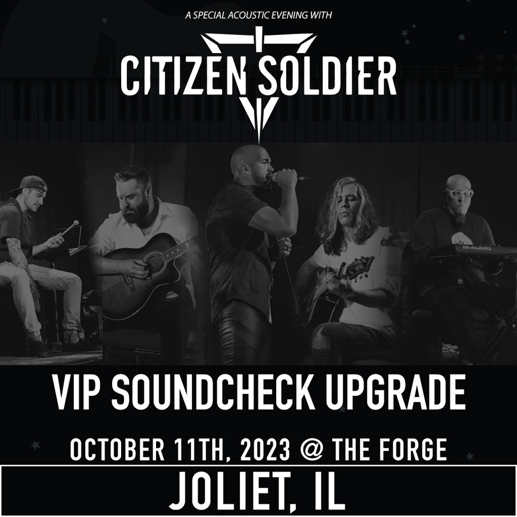VIP SOUNDCHECK - October 11th, 2023 - Joliet, IL (The Forge)