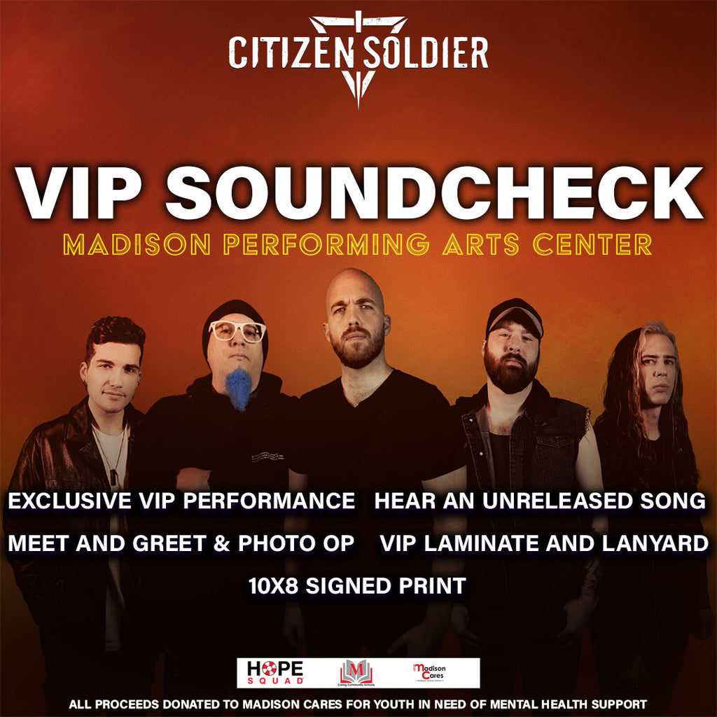 VIP SOUNDCHECK UPGRADE - MADISON CHARITY EVENT