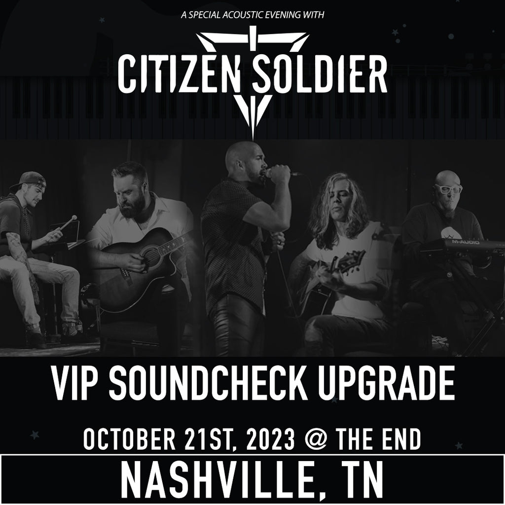 VIP SOUNDCHECK - October 21st, 2023 - Nashville, TN (The End)