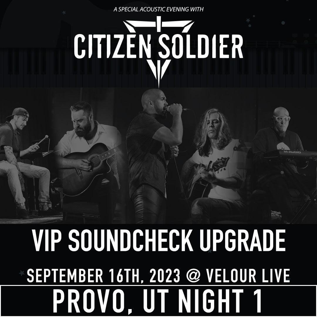 VIP SOUNDCHECK - September 16th, 2023 - Provo, UT (Velour Live) NIGHT 1