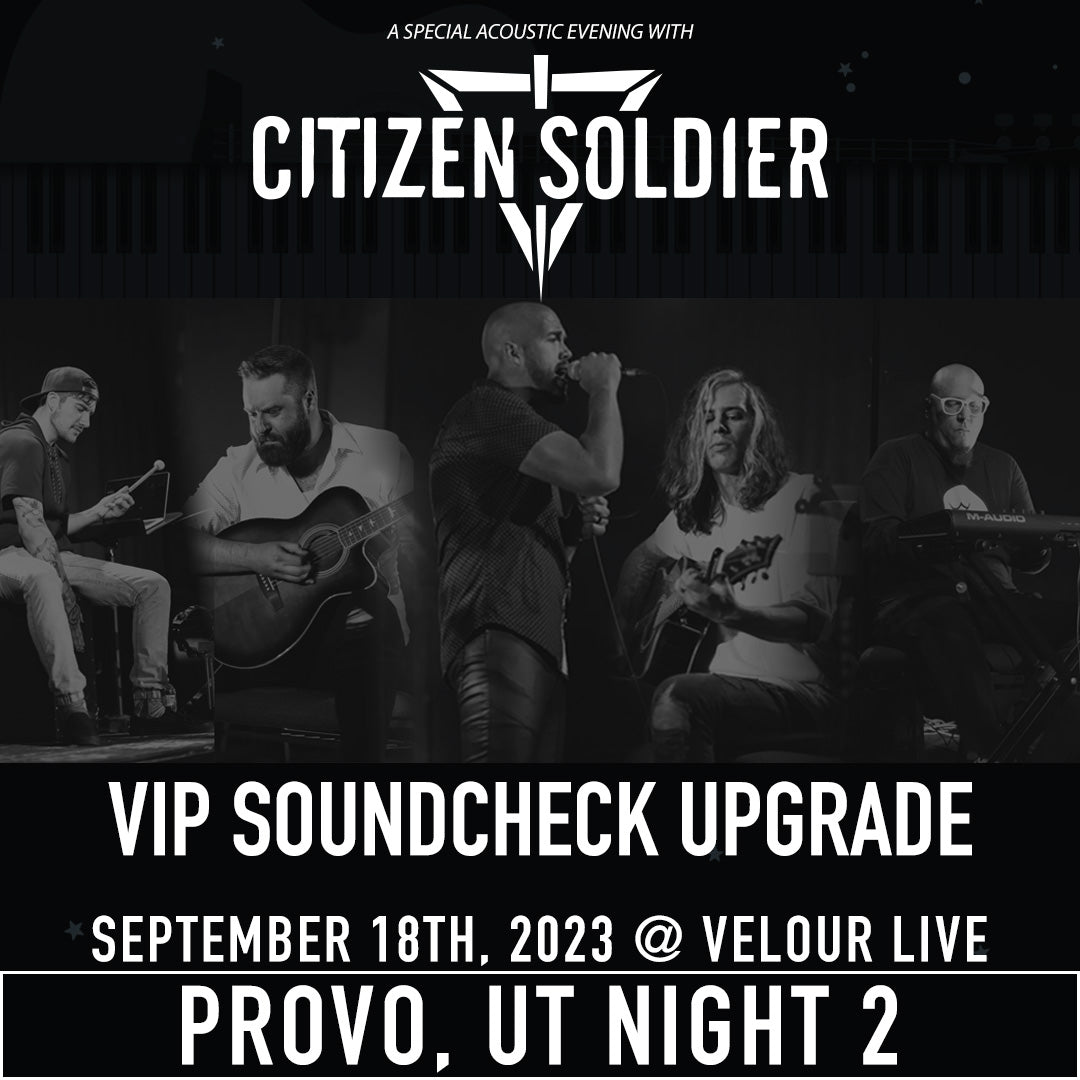 VIP SOUNDCHECK - September 18th, 2023 - Provo, UT (Velour Live) NIGHT 2