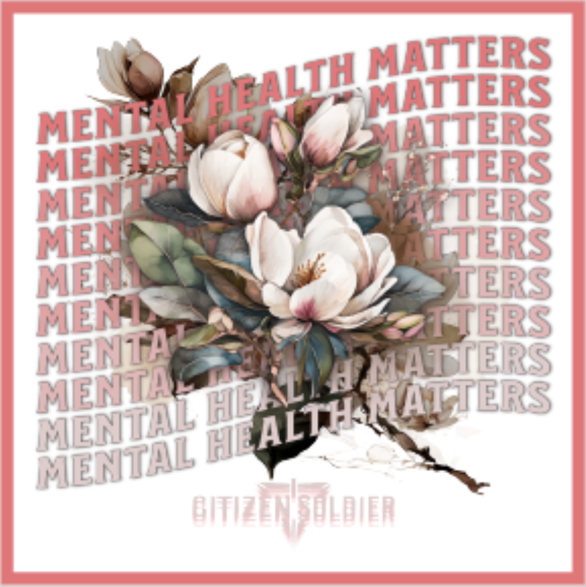 Patch "Mental Health Matters" – 3 Pouces, Humoristique – Neuf Avec étiquettes