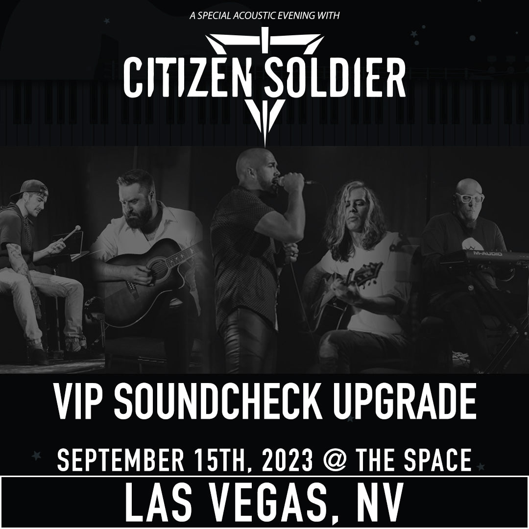 VIP SOUNDCHECK - September 15th, 2023 - Las Vegas, NV (The Space)