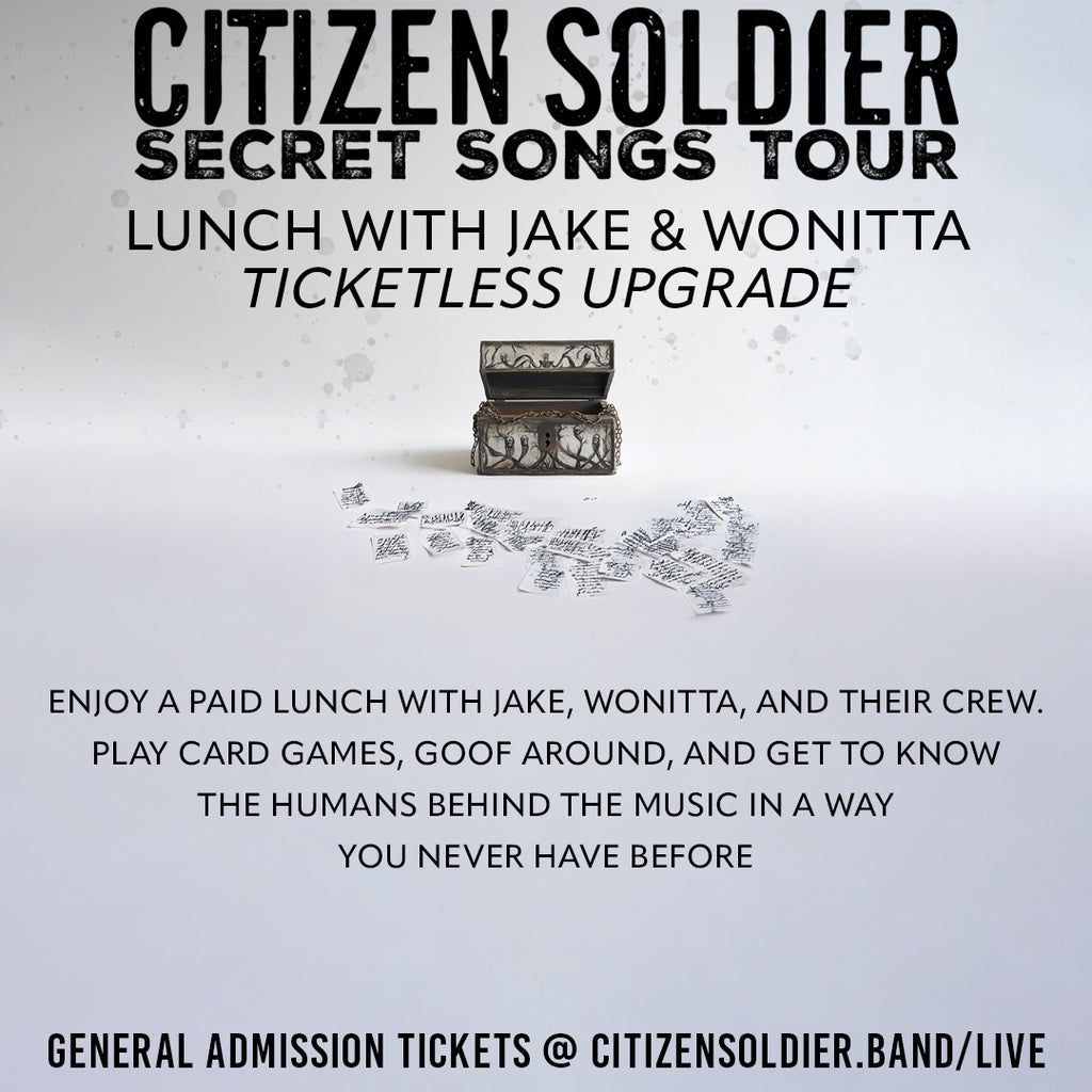 VIP Lunch with Jake & Wonitta Upgrade - Secret Songs Tour