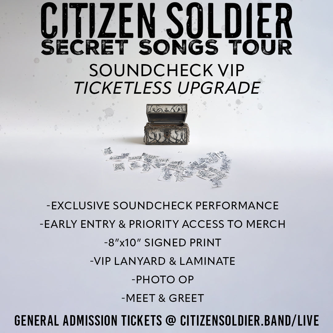 VIP Soundcheck Upgrade - Secret Songs Tour