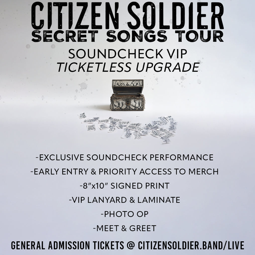 VIP Soundcheck Upgrade - Secret Songs Tour